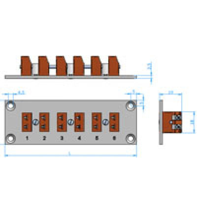 Immagine di Pannello Miniatura Orizzontale Alta Temperatura